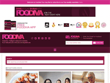 Tablet Screenshot of foodiva.net